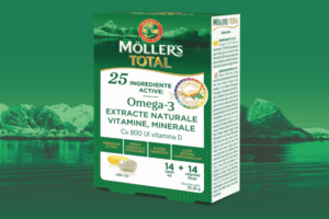 MÖLLER’S TOTAL, 14 capsule moi + 14 comprimate filmate
